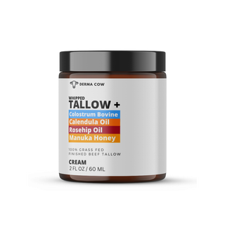 Tallow Cream+ Colostrum,Calendula,Rosehip,Manuka Honey - 2oz