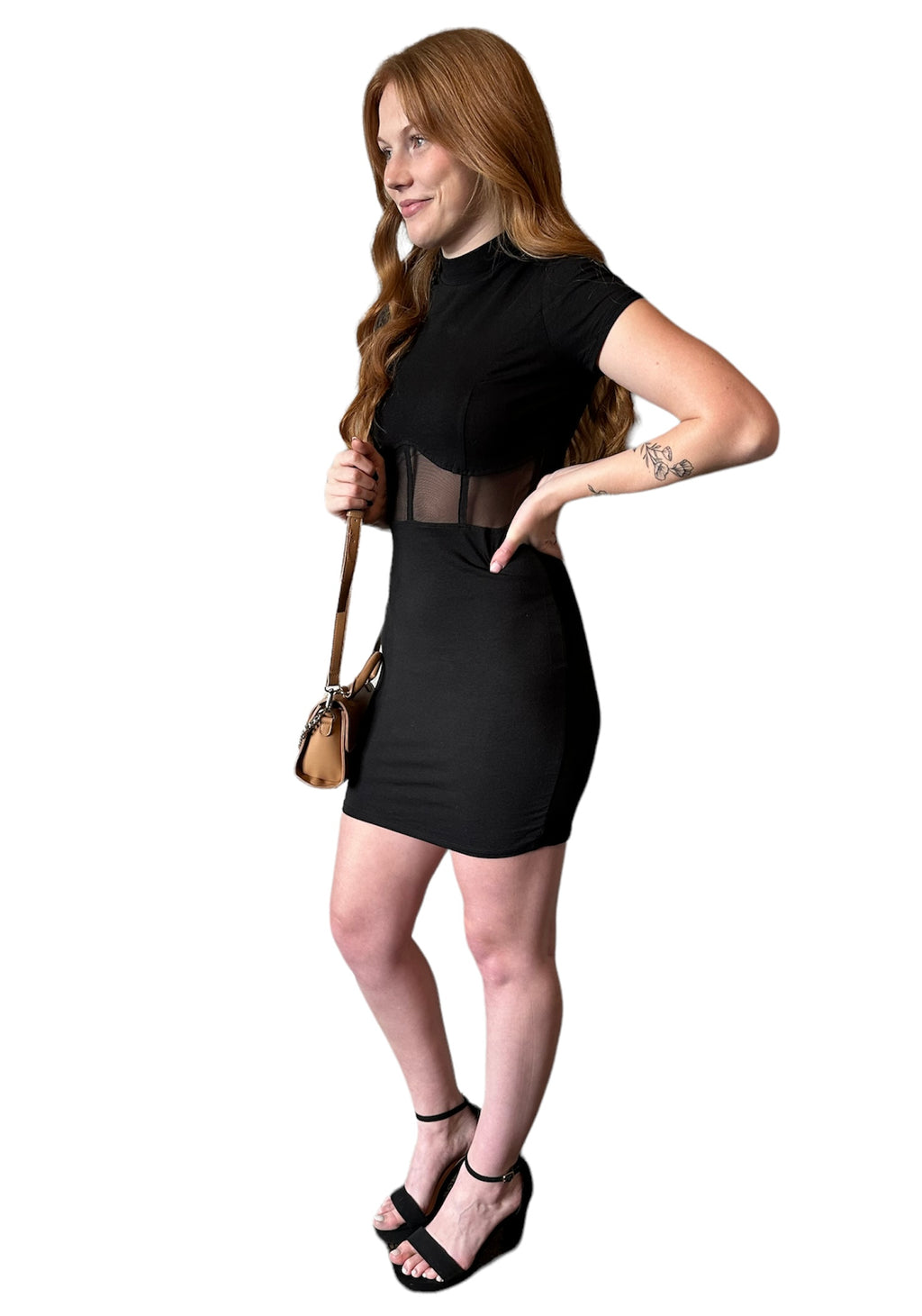 white christmas dresses Corset Mesh Mini Dress – Queens & Castles Boutique