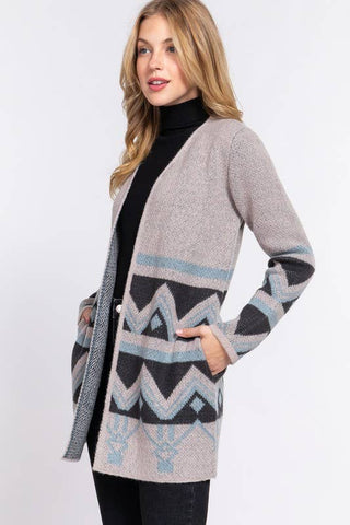 Aztec Knit Cardigan