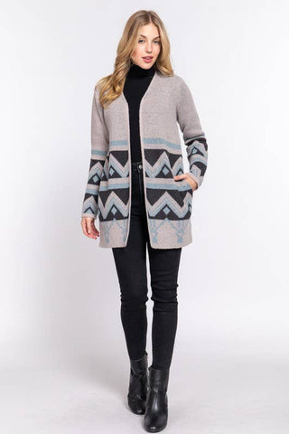 Aztec Knit Cardigan