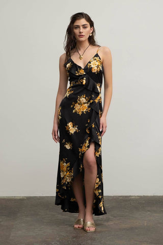 Black Beauty Floral Dress