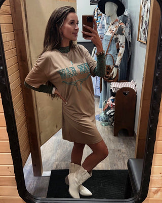 Yee Haw T-shirt Dress