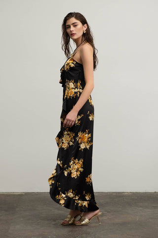 Black Beauty Floral Dress