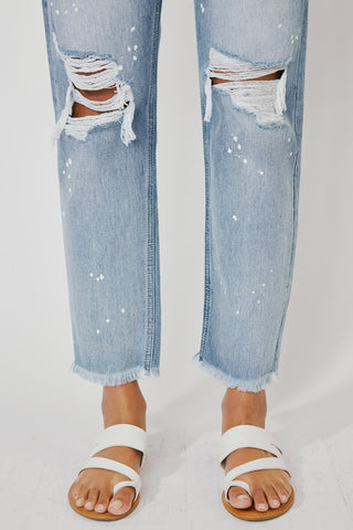 High Rise Slim Straight Kan Can Jeans