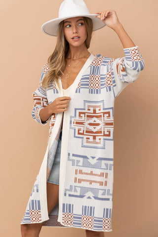 Long Nights Aztec Cardigan