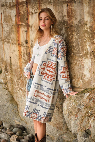 Long Nights Aztec Cardigan