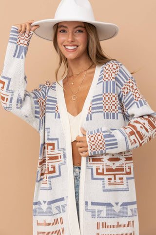 Long Nights Aztec Cardigan