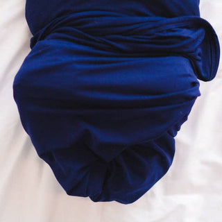 Midnight Blue Bamboo Swaddle