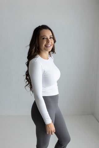 Rachel Ruched Activewear Long Sleeve