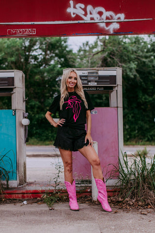 Cowgirl Embroidered Top