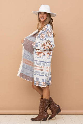 Long Nights Aztec Cardigan