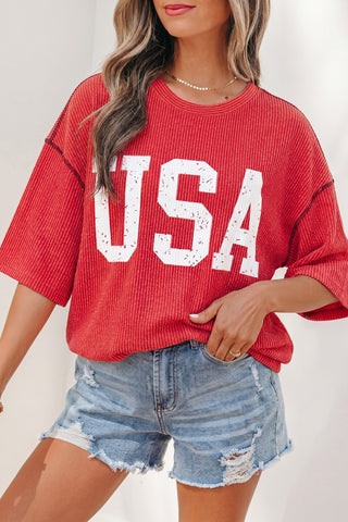 USA Ribbed Top