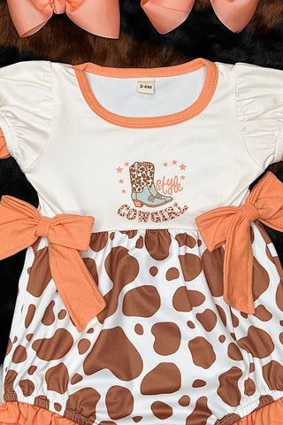 Cowgirl Baby Romper