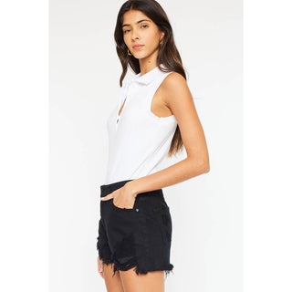 KanCan Black Distresses Shorts