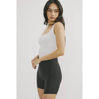 KanCan Biker Shorts Charcoal