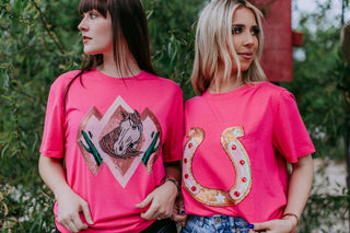 Rhinestone Horse Tee