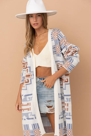 Long Nights Aztec Cardigan