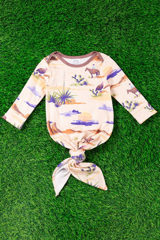 WILD WEST BABY GOWN